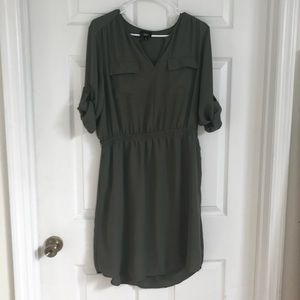 Olive Green Dress
